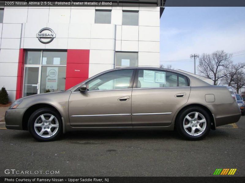 Polished Pewter Metallic / Blond 2005 Nissan Altima 2.5 SL