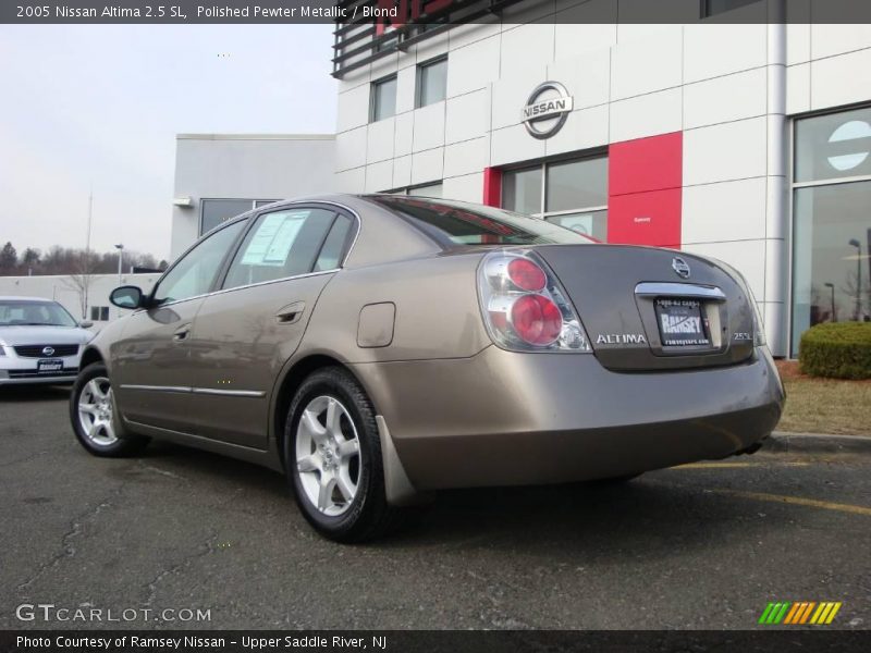 Polished Pewter Metallic / Blond 2005 Nissan Altima 2.5 SL