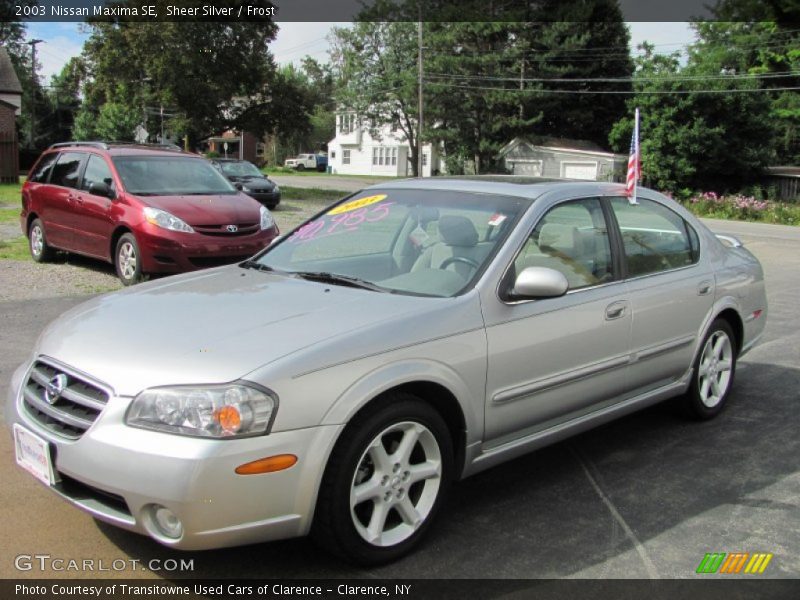 Sheer Silver / Frost 2003 Nissan Maxima SE