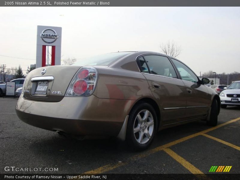 Polished Pewter Metallic / Blond 2005 Nissan Altima 2.5 SL