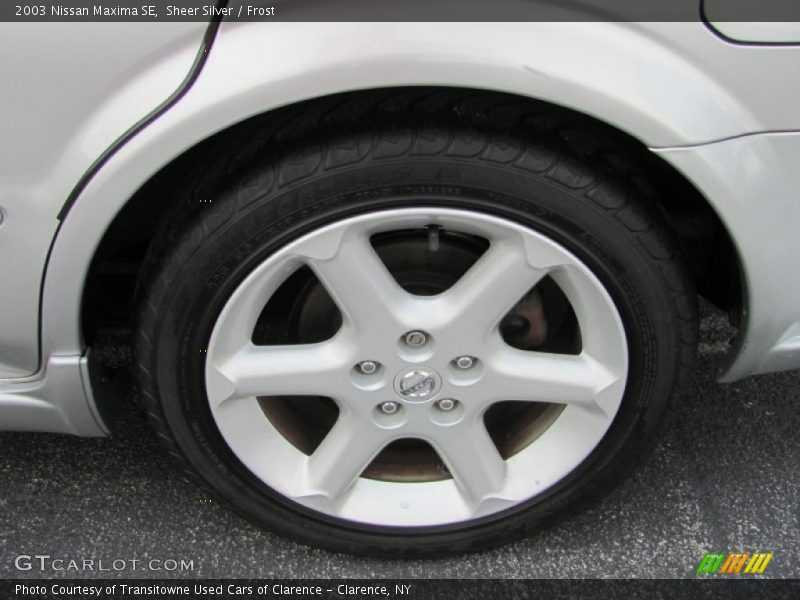 Sheer Silver / Frost 2003 Nissan Maxima SE