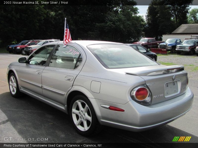 Sheer Silver / Frost 2003 Nissan Maxima SE