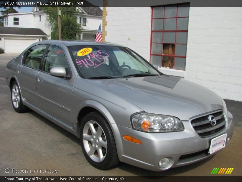 Sheer Silver / Frost 2003 Nissan Maxima SE