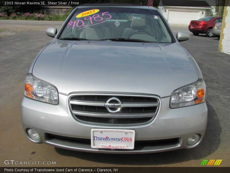 Sheer Silver / Frost 2003 Nissan Maxima SE