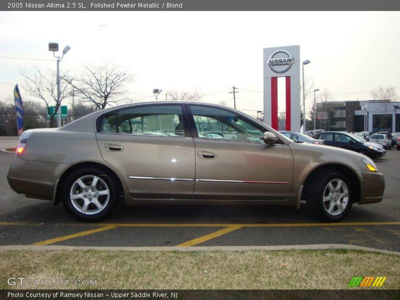 Polished Pewter Metallic / Blond 2005 Nissan Altima 2.5 SL