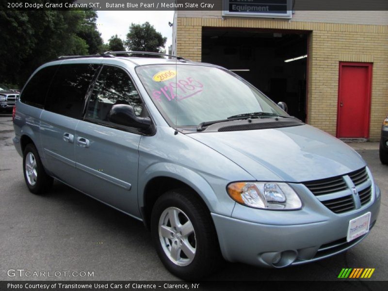 Butane Blue Pearl / Medium Slate Gray 2006 Dodge Grand Caravan SXT