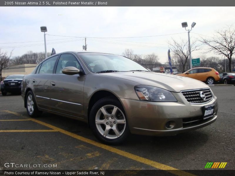 Polished Pewter Metallic / Blond 2005 Nissan Altima 2.5 SL
