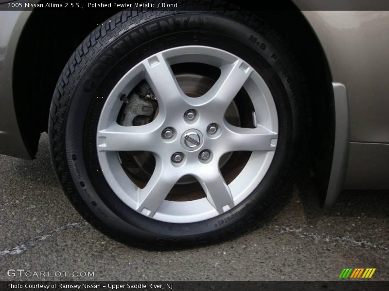 Polished Pewter Metallic / Blond 2005 Nissan Altima 2.5 SL