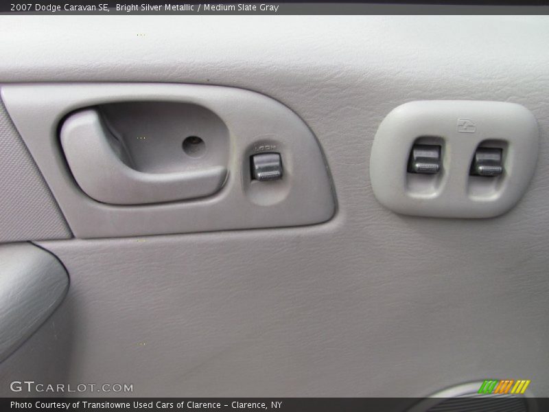 Bright Silver Metallic / Medium Slate Gray 2007 Dodge Caravan SE