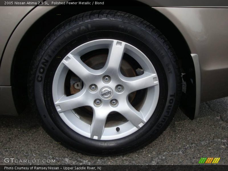 Polished Pewter Metallic / Blond 2005 Nissan Altima 2.5 SL