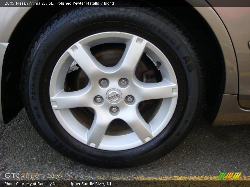 Polished Pewter Metallic / Blond 2005 Nissan Altima 2.5 SL
