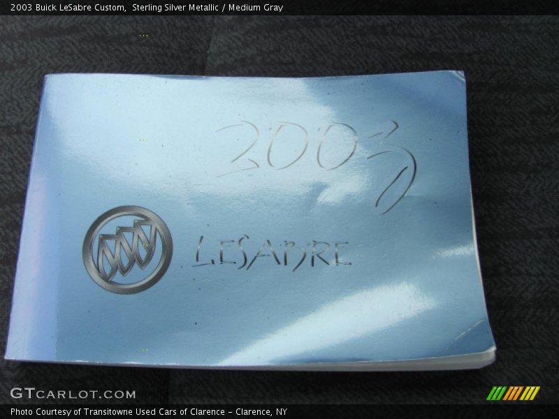 Sterling Silver Metallic / Medium Gray 2003 Buick LeSabre Custom