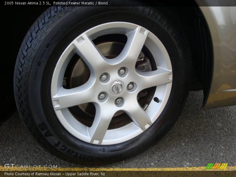 Polished Pewter Metallic / Blond 2005 Nissan Altima 2.5 SL