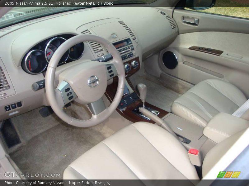 Polished Pewter Metallic / Blond 2005 Nissan Altima 2.5 SL