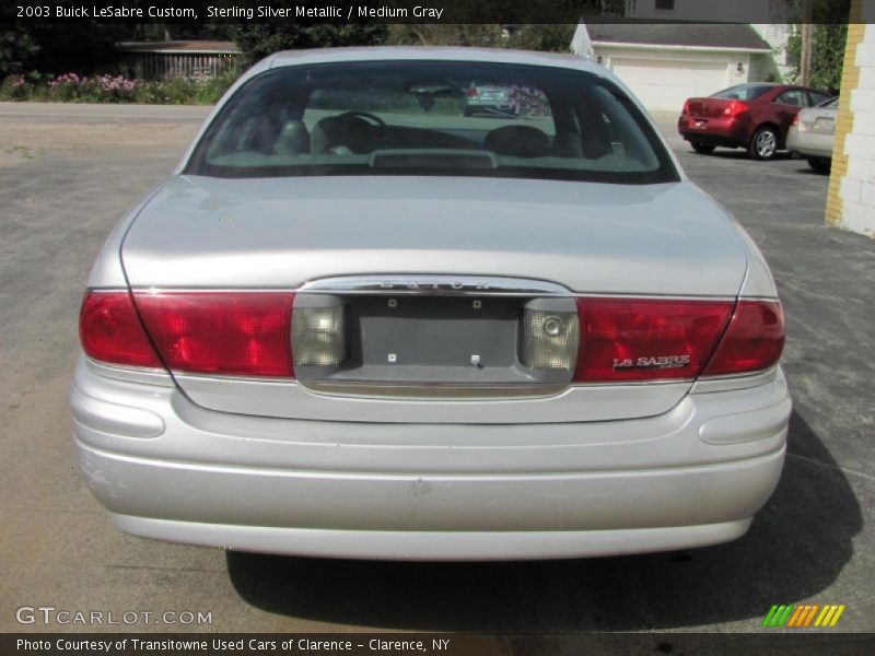 Sterling Silver Metallic / Medium Gray 2003 Buick LeSabre Custom