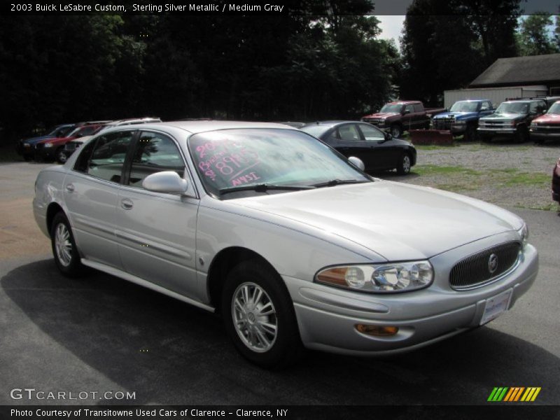 Sterling Silver Metallic / Medium Gray 2003 Buick LeSabre Custom