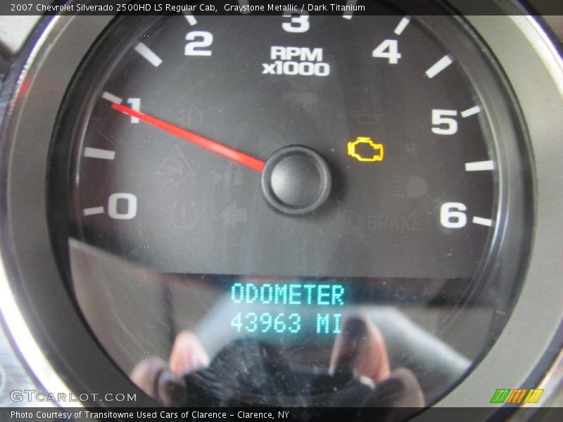 Graystone Metallic / Dark Titanium 2007 Chevrolet Silverado 2500HD LS Regular Cab