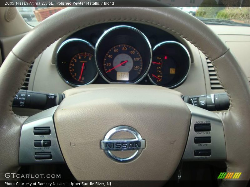 Polished Pewter Metallic / Blond 2005 Nissan Altima 2.5 SL