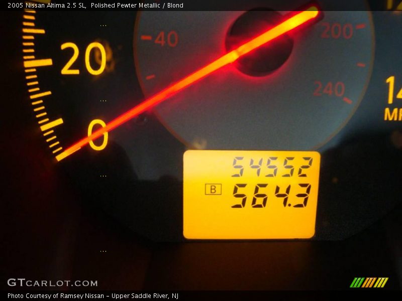 Polished Pewter Metallic / Blond 2005 Nissan Altima 2.5 SL
