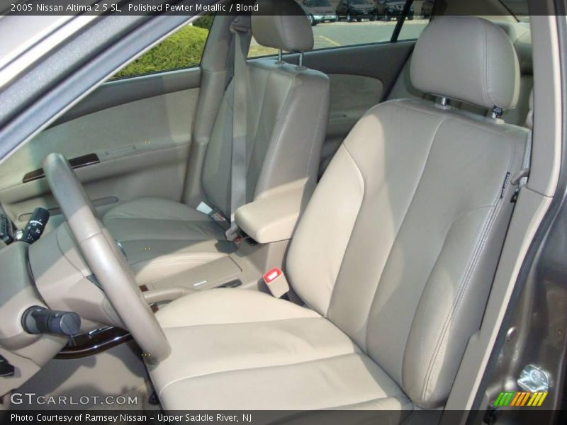 Polished Pewter Metallic / Blond 2005 Nissan Altima 2.5 SL