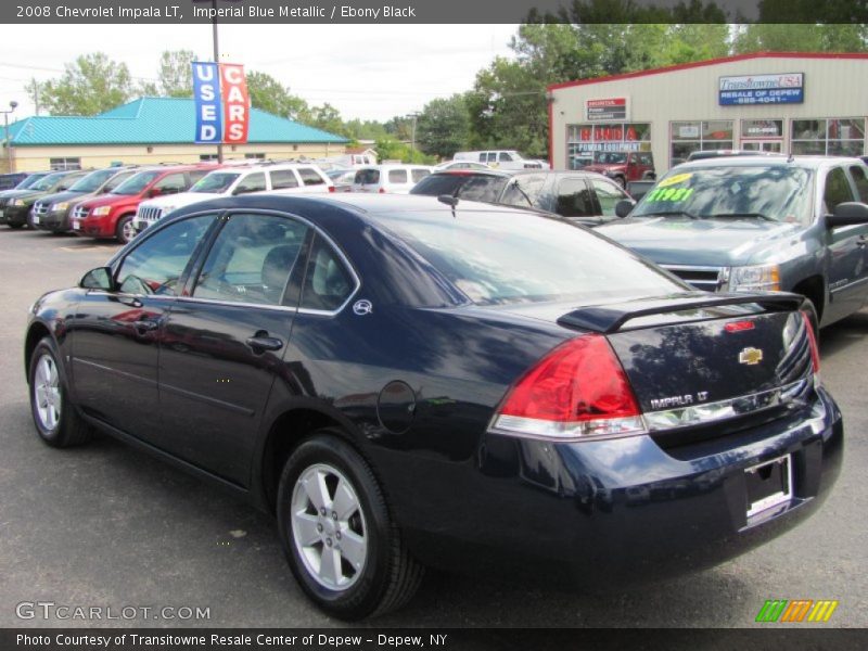 Imperial Blue Metallic / Ebony Black 2008 Chevrolet Impala LT