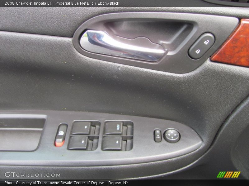 Imperial Blue Metallic / Ebony Black 2008 Chevrolet Impala LT