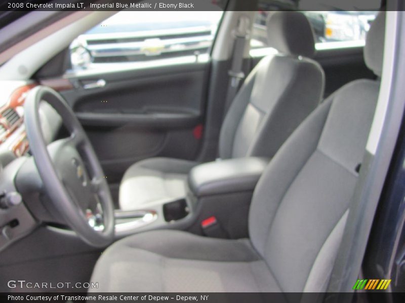 Imperial Blue Metallic / Ebony Black 2008 Chevrolet Impala LT