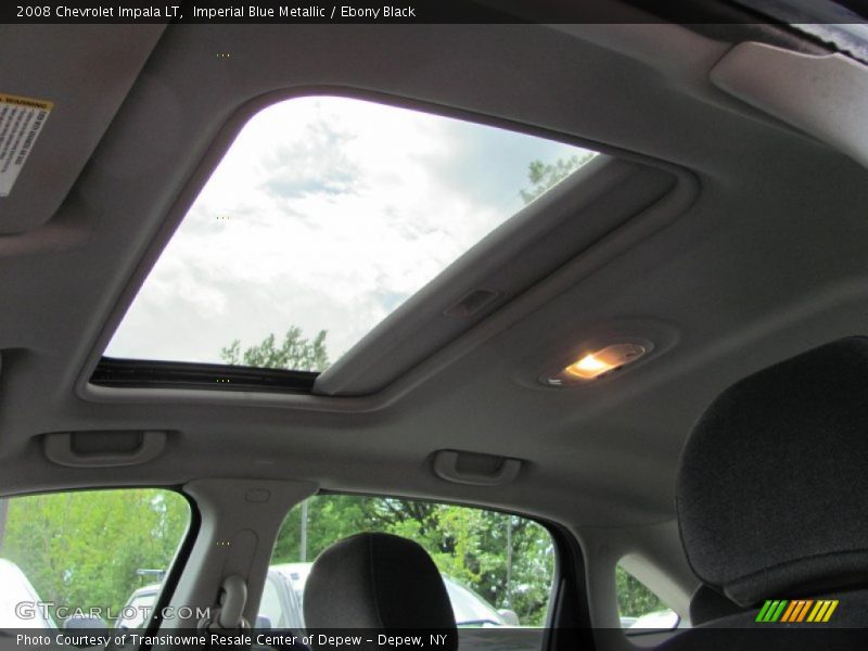 Imperial Blue Metallic / Ebony Black 2008 Chevrolet Impala LT