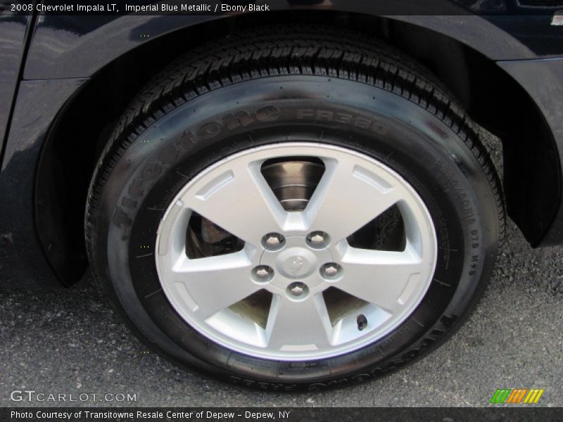 Imperial Blue Metallic / Ebony Black 2008 Chevrolet Impala LT