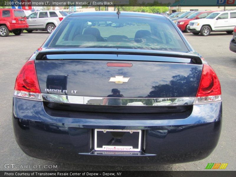 Imperial Blue Metallic / Ebony Black 2008 Chevrolet Impala LT