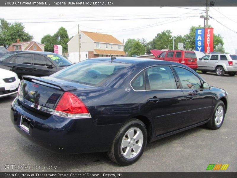 Imperial Blue Metallic / Ebony Black 2008 Chevrolet Impala LT