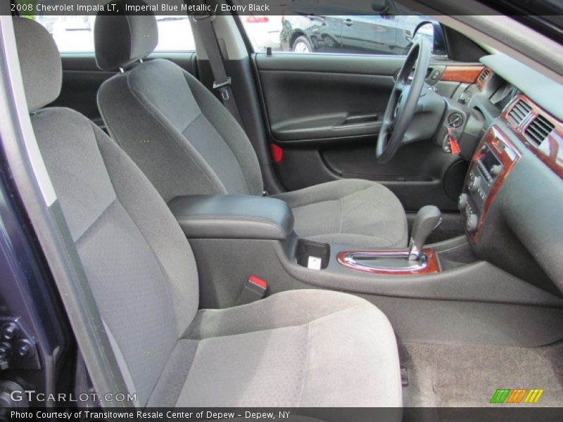 Imperial Blue Metallic / Ebony Black 2008 Chevrolet Impala LT