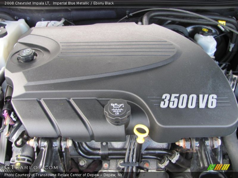 Imperial Blue Metallic / Ebony Black 2008 Chevrolet Impala LT