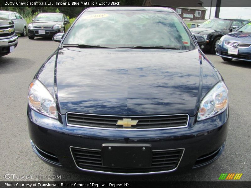 Imperial Blue Metallic / Ebony Black 2008 Chevrolet Impala LT