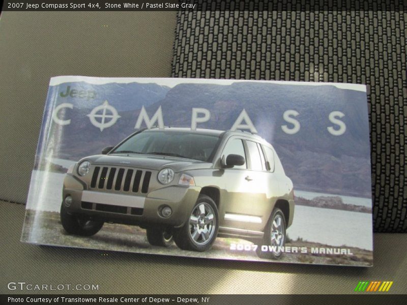 Stone White / Pastel Slate Gray 2007 Jeep Compass Sport 4x4