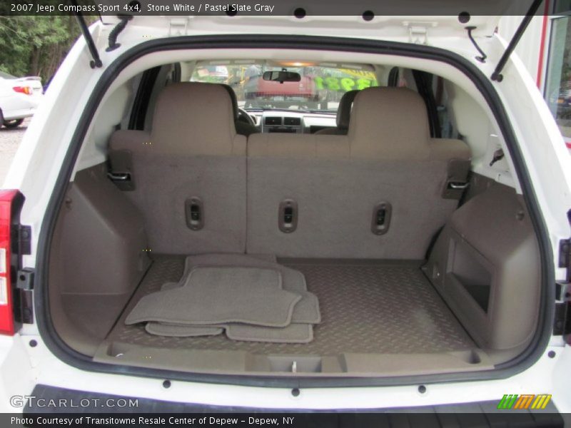 Stone White / Pastel Slate Gray 2007 Jeep Compass Sport 4x4