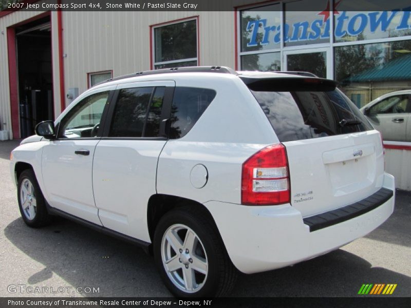 Stone White / Pastel Slate Gray 2007 Jeep Compass Sport 4x4