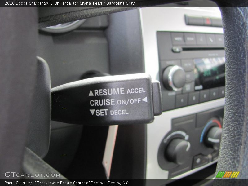 Brilliant Black Crystal Pearl / Dark Slate Gray 2010 Dodge Charger SXT