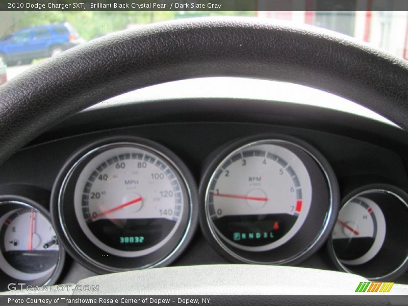 Brilliant Black Crystal Pearl / Dark Slate Gray 2010 Dodge Charger SXT