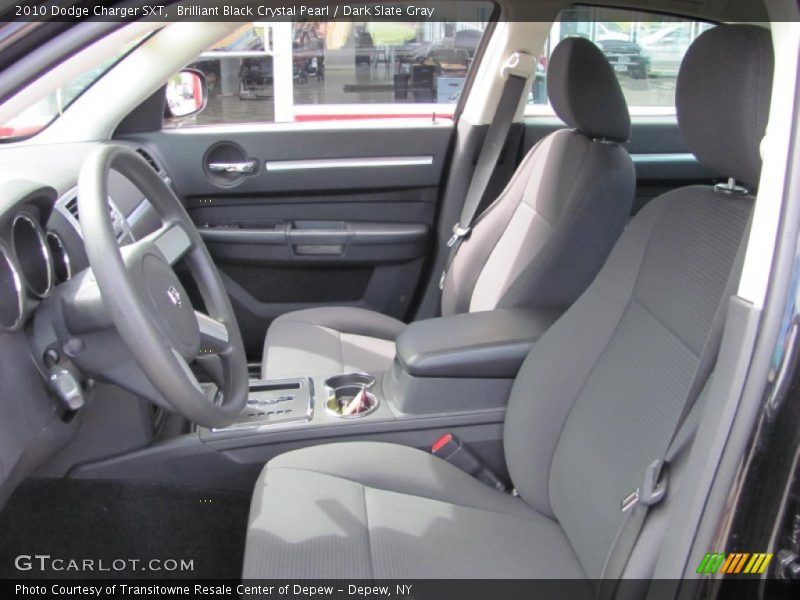 Brilliant Black Crystal Pearl / Dark Slate Gray 2010 Dodge Charger SXT