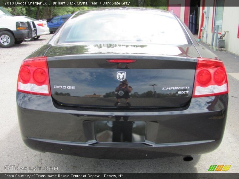 Brilliant Black Crystal Pearl / Dark Slate Gray 2010 Dodge Charger SXT