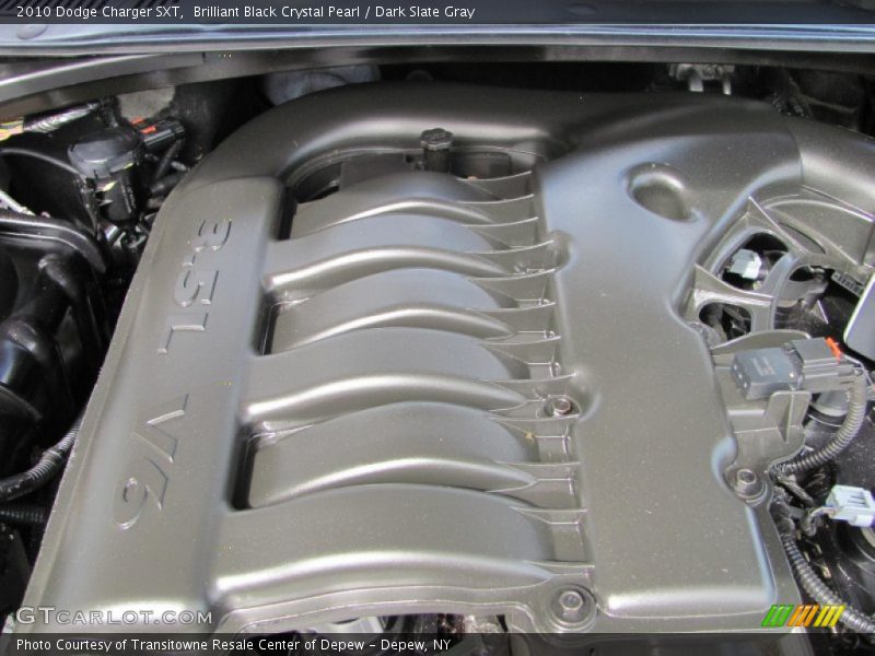 Brilliant Black Crystal Pearl / Dark Slate Gray 2010 Dodge Charger SXT