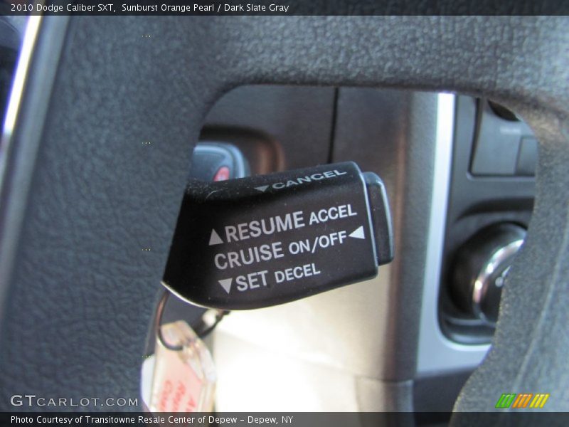 Sunburst Orange Pearl / Dark Slate Gray 2010 Dodge Caliber SXT