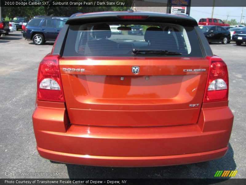 Sunburst Orange Pearl / Dark Slate Gray 2010 Dodge Caliber SXT