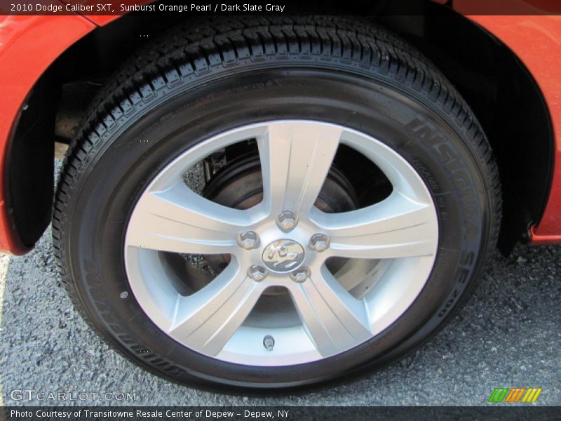 Sunburst Orange Pearl / Dark Slate Gray 2010 Dodge Caliber SXT