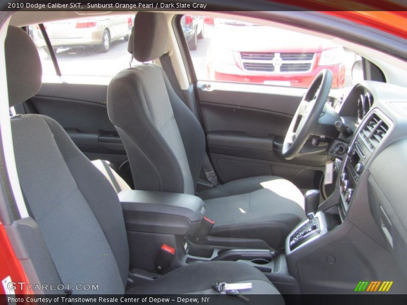 Sunburst Orange Pearl / Dark Slate Gray 2010 Dodge Caliber SXT