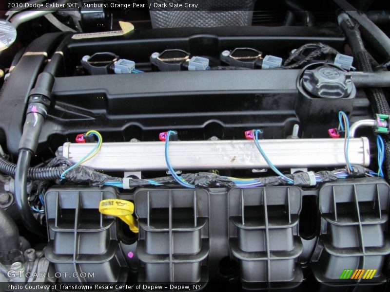 Sunburst Orange Pearl / Dark Slate Gray 2010 Dodge Caliber SXT