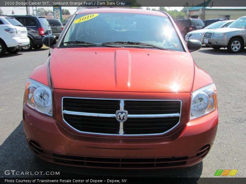 Sunburst Orange Pearl / Dark Slate Gray 2010 Dodge Caliber SXT