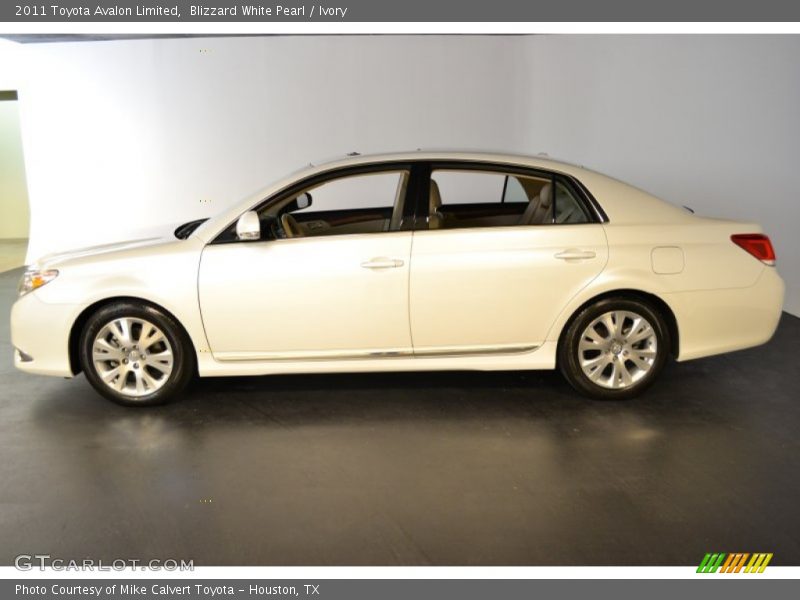 Blizzard White Pearl / Ivory 2011 Toyota Avalon Limited