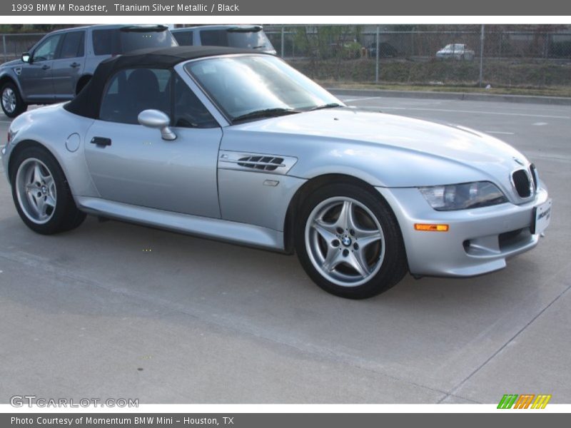 Titanium Silver Metallic / Black 1999 BMW M Roadster